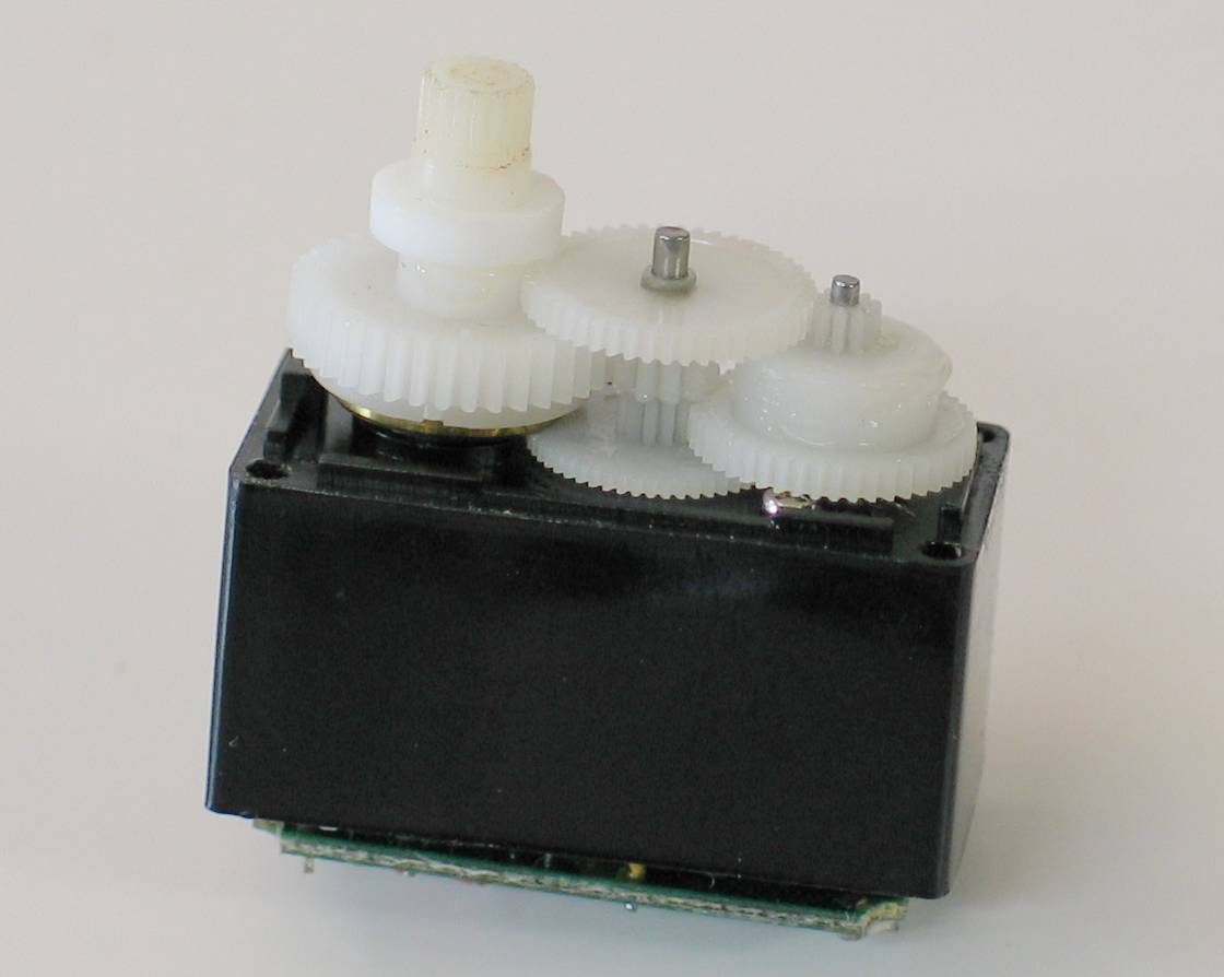 Getriebezahnräder eines Modellbauervos