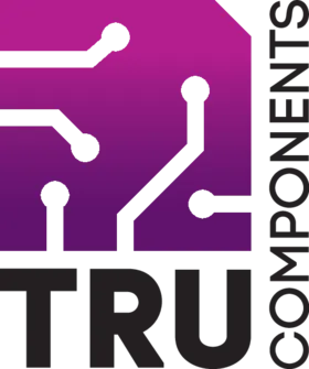 Logo der Marke  TRU COMPONENTS mit grauer Umrandung. Weiterleitung zum Markenshop von  TRU COMPONENTS