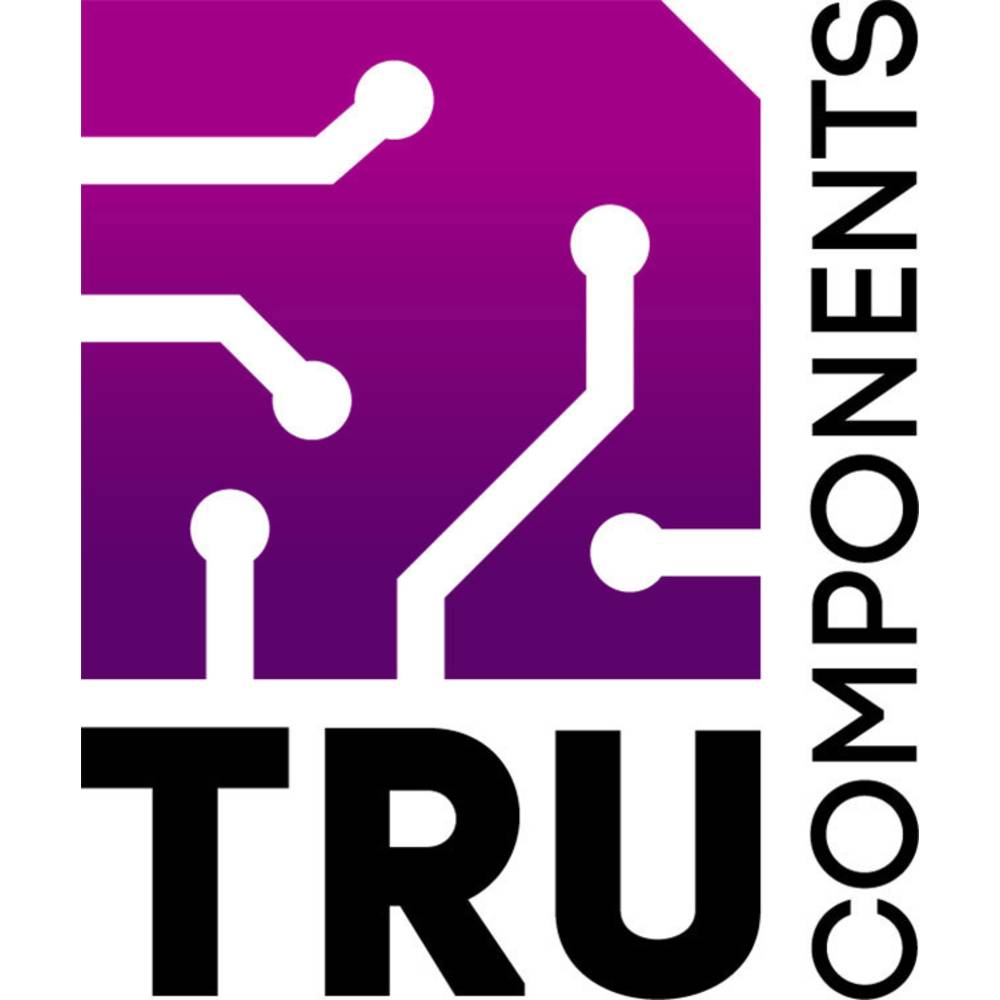 TRU COMPONENTS Laagspannings-connector Stekker, haaks 5.5 mm 2.1 mm 1 stuk(s)