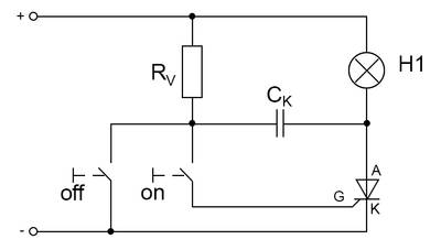Thyristor Schaltung