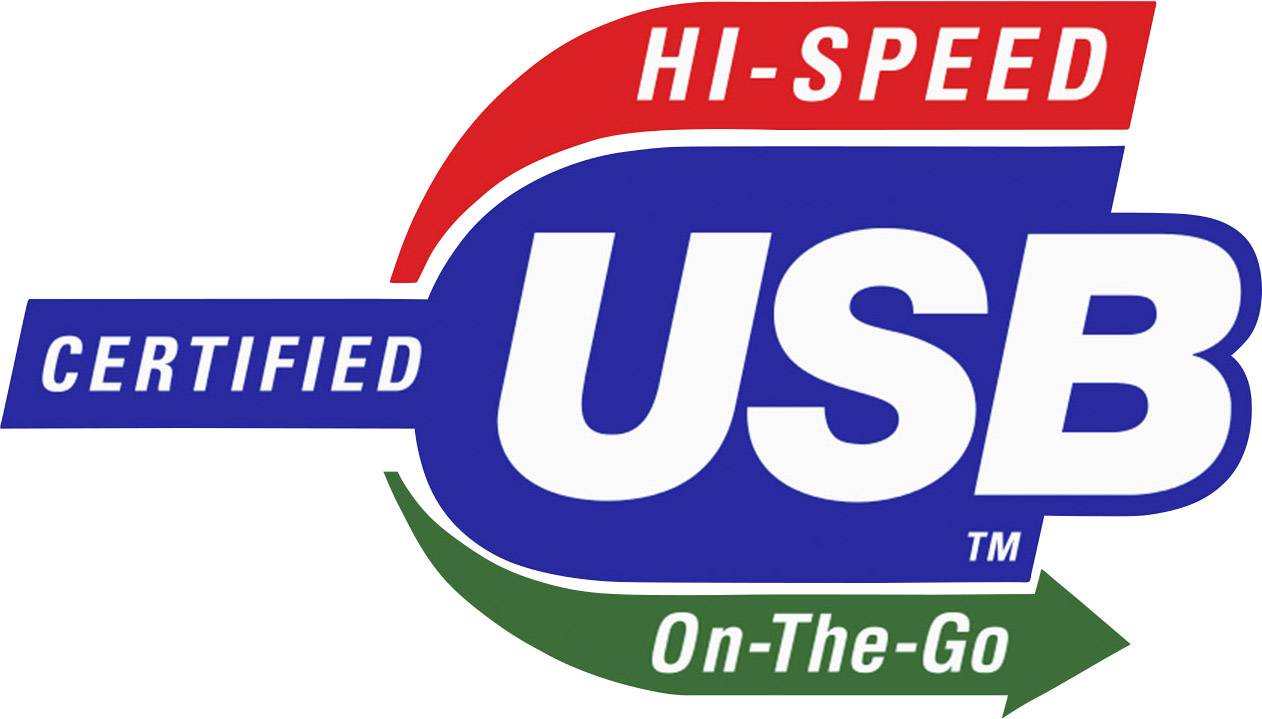 'Certified USB Hi-Speed On-The-Go' Logo.