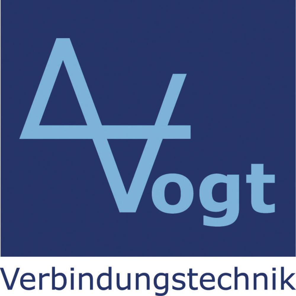 Vogt Verbindungstechnik 3856.65 Plug-tong Insteekbreedte: 6.30 mm Insteekdikte: 0.8 mm 45 ° 500 stuk(s)