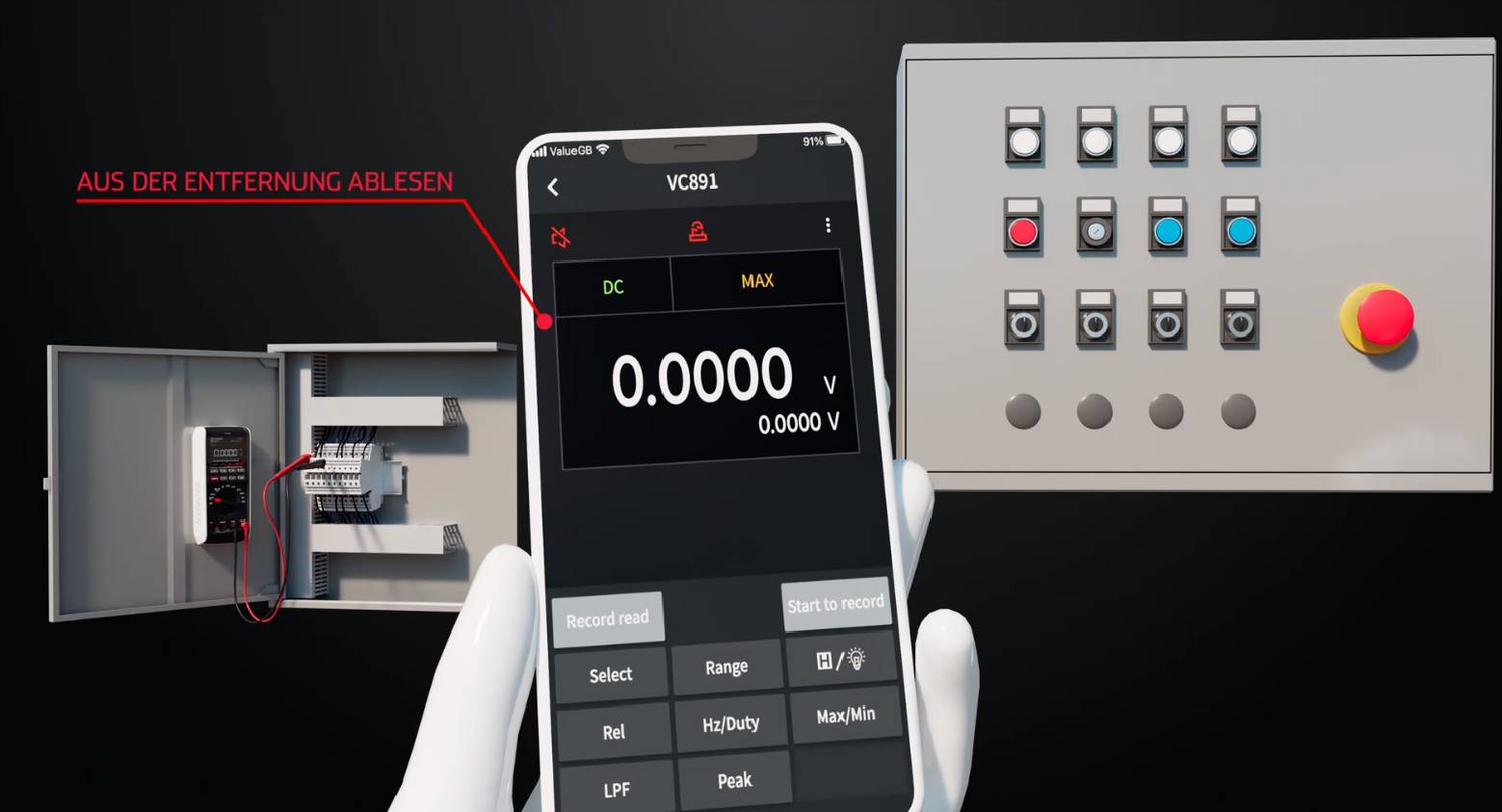 Fernzugriff auf das Display des VC-891 oder VC-871