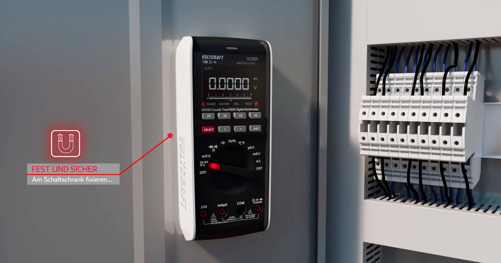 Fester Halt an der Schaltschranktür