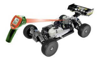 Temperaturmessung am Modellmotor