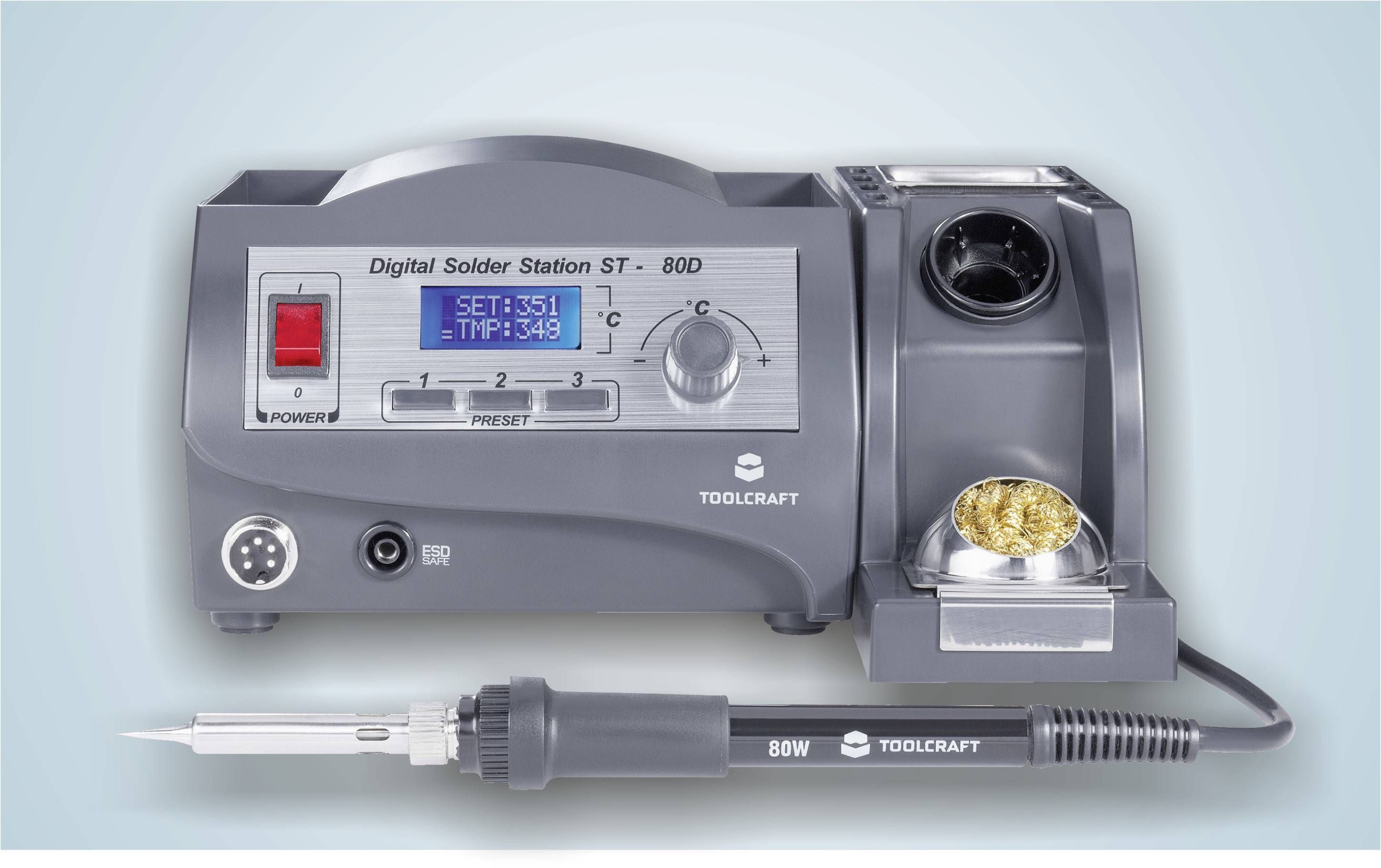 Lötstation mit Temperatureinstellung