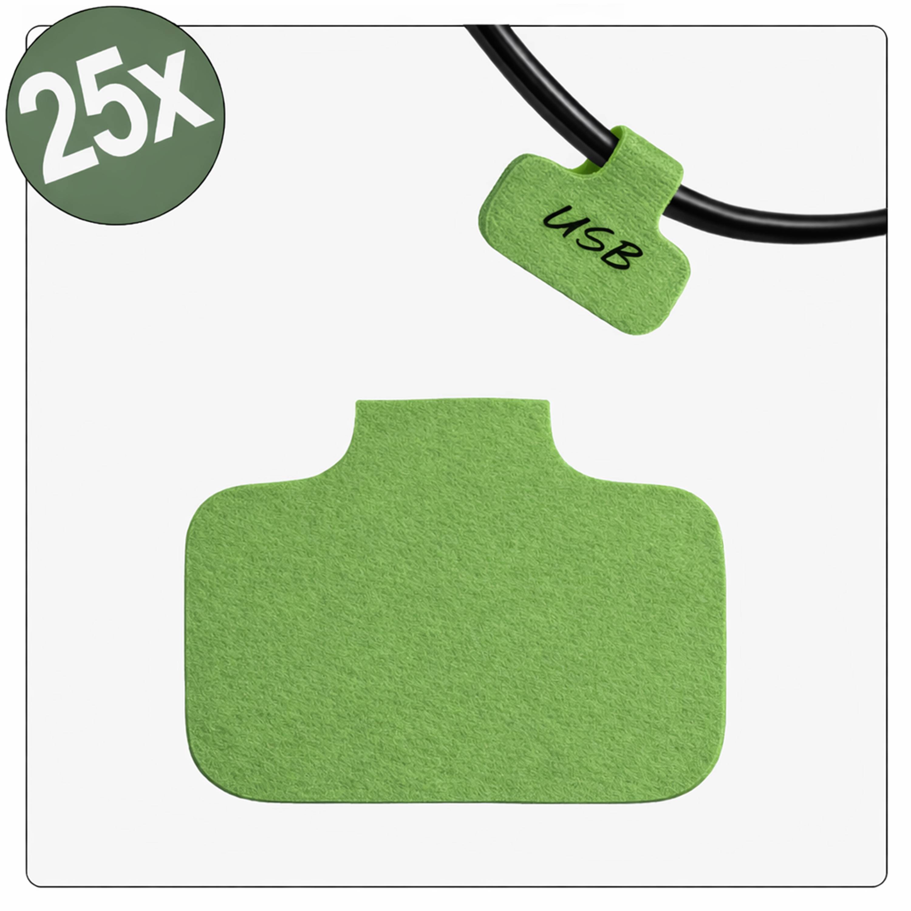 Quadrios 26CA785 26CA785 Kabeletiket 40 x 20 mm Kleur van het label: Groen Aantal etiketten: 25