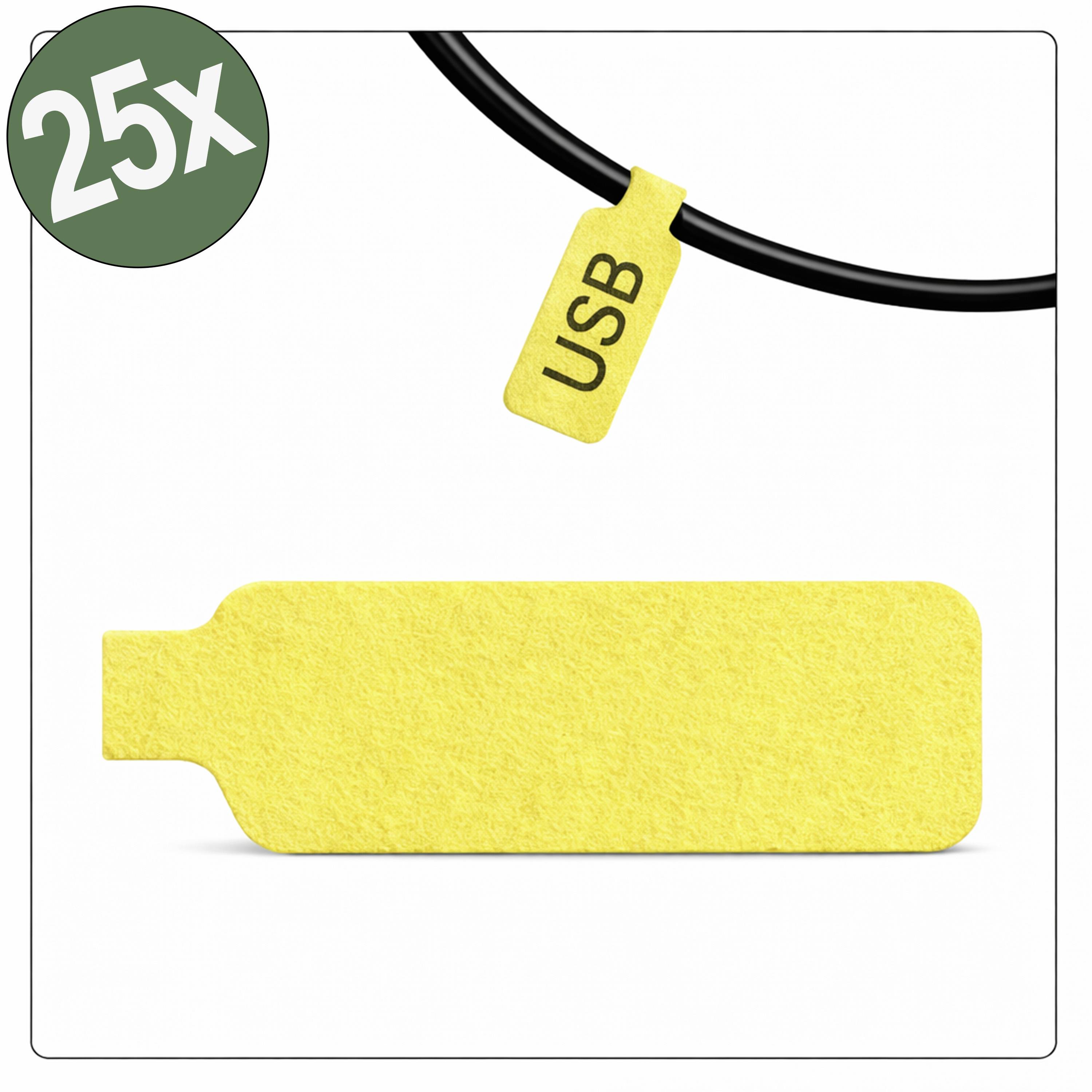 Quadrios 26CA794 26CA794 Kabeletiket 20 x 40 mm Kleur van het label: Geel Aantal etiketten: 25
