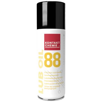 Spray can with the label 'CONTACT CHEMISTRY LUB OIL 88'. Contains a precision lubricant for fine mechanics.