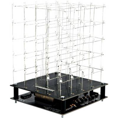 Whadda K8018W LED cube assembly kit Version: Assembly kit 9 V DC-0