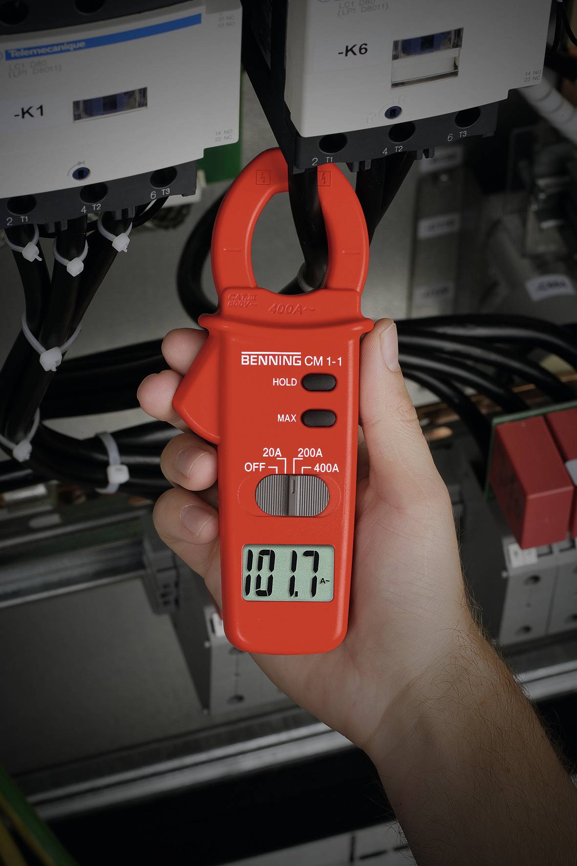 Benning CM 1-1 Clamp meter Digital CAT III 600 V Display (counts): 2000-1