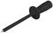 'Spray attachment for power tools, black, with a tapered metal tip for precise application.'