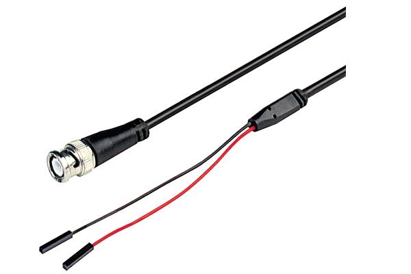 SKS Hirschmann BNC AL 0,64 BNC test lead 1.20 m Black