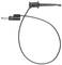 Black test clip with cable, suitable for electronic tests, for attaching to wires or electrical components.