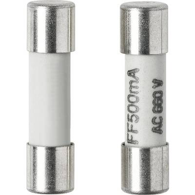 VOLTCRAFT 123421  Micro fuse (Ø x L) 5 mm x 20 mm 500 mA 660 V Very quick acting -FF- Content 1 pc(s) 