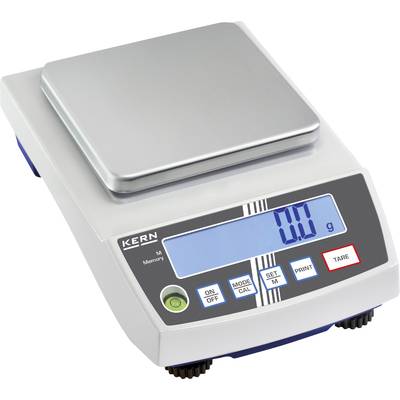 Kern PCB 1000-2 Precision scales  Weight range 1 kg Readability 0.01 g mains-powered, battery-powered, rechargeable Silv