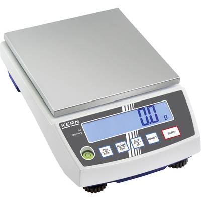 Kern PCB 10000-1 Precision scales  Weight range 10 kg Readability 0.1 g mains-powered, battery-powered, rechargeable Sil
