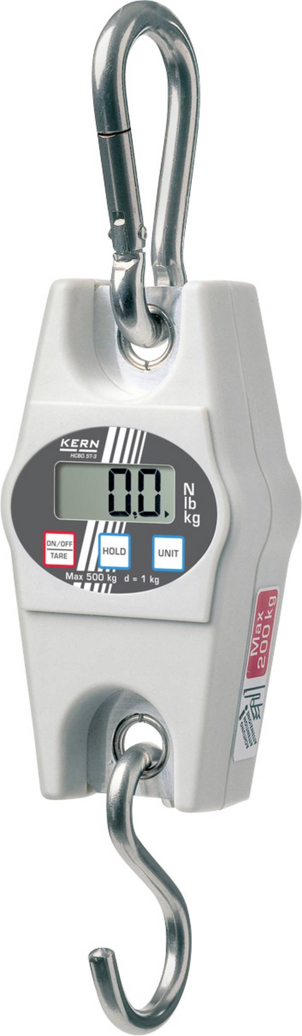 Kern HCB50K20 Hanging scales HCB 50K20  Weight range 50 kg Readability 20 g battery-powered