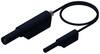 Hirschmann Test & Measurement MAL S WS 2-4 100/1 Safety test lead Banana jack 4 mm Banana jack 2 mm 1.00 m Black 1 pc(s)