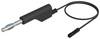 Hirschmann Test & Measurement MAL 4-0.64/100-0.25 Test lead Banana jack 4 mm 0.64 mm socket 1.00 m Black 1 pc(s)