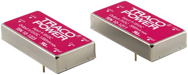 TracoPower TEN 10-2412 DC/DC converter (print) 24 V DC 12 V DC 830 mA 10 W No. of outputs: 1 x Content 1 pc(s)