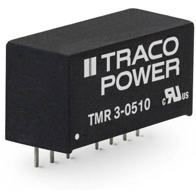   TracoPower  TMR 3-0512  DC/DC converter (print)  5 V DC  12 V DC  250 mA  3 W  No. of outputs: 1 x  Content 1 pc(s)