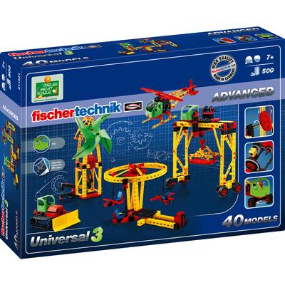 fischertechnik 511931 Universal 3 Electronics, Mechanical Science Science kit 7 years and over 