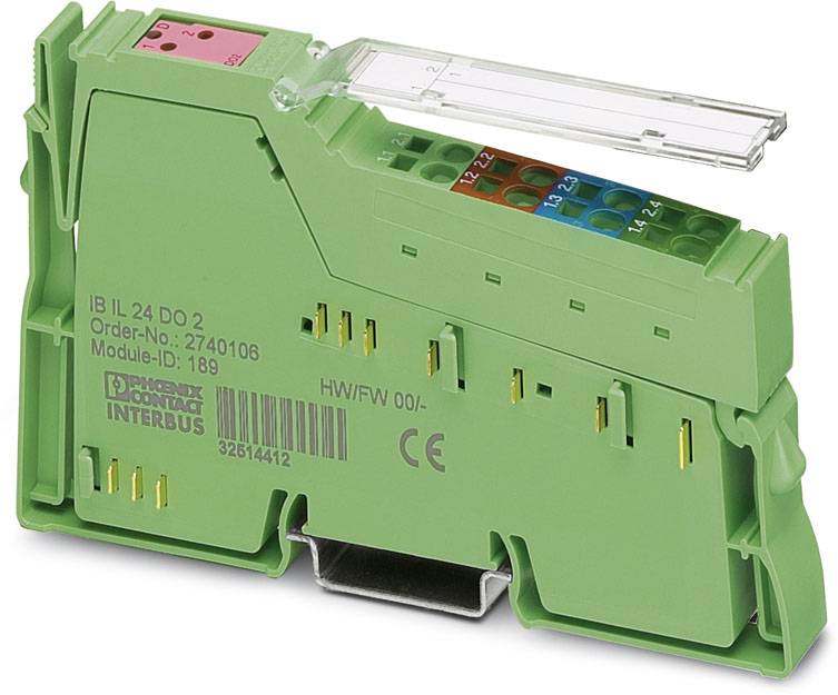 Phoenix Contact IB IL 24 DO 2-PAC 2861470 PLC add-on module 24 V DC