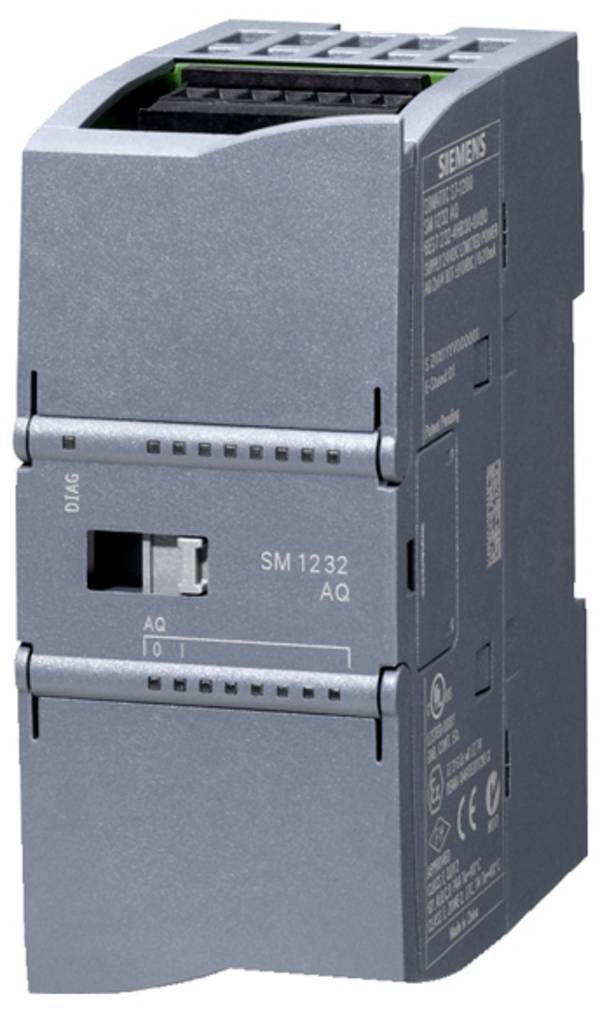 Siemens S7-1200 SM 1232 6ES72324HD320XB0 PLC analogue output module 24 V