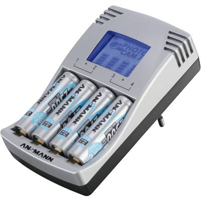 Ansmann Photocam IV Charger for cylindrical cells NiCd, NiMH AAA , AA-0