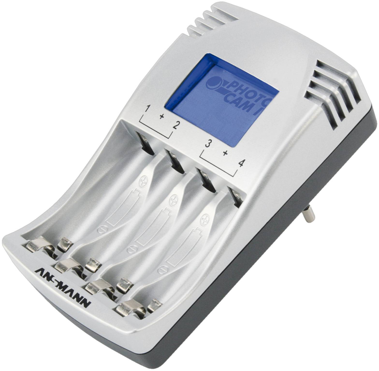 Ansmann Photocam IV Charger for cylindrical cells NiCd, NiMH AAA , AA-2