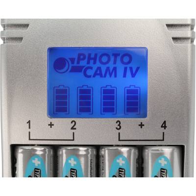 Ansmann Photocam IV Charger for cylindrical cells NiCd, NiMH AAA , AA-5
