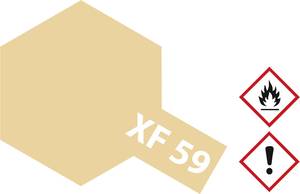 Tamiya Acrylic paint Desert yellow (matt) XF-59 Glass container 23 ml