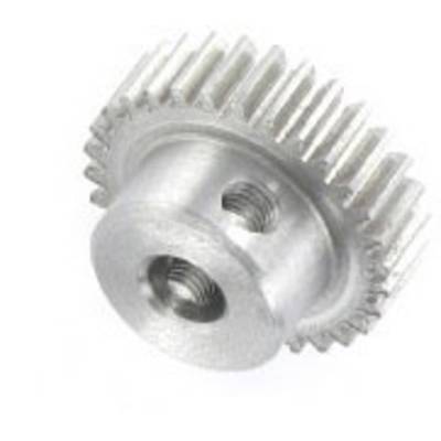 Reely Steel Spur gear  Module Type: 0.5 Bore diameter: 4 mm No. of teeth: 30