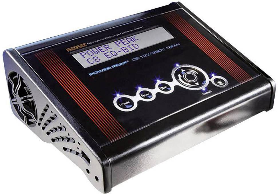 Power Peak C8 12V/230V 180W Scale model multifunction charger 220 V 10 A Lead-acid, NiCd, NiMH, LiPolymer, Li-ion, LiFePO