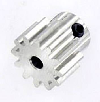 Metal gear wheel with radial holes and thread, suitable for mechanical applications or mechanical engineering projects.
