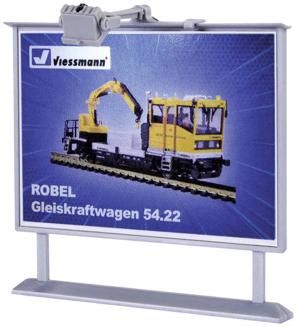 Viessmann Modelltechnik  6336 H0 Advertising board with LED  Assembled
