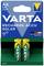 'VARTA RECHARGE ACCU SOLAR' Battery Pack with two AA NiMH Batteries, 800 mAh. Packaging in Blue with Varta Logo and Solar Symbol.