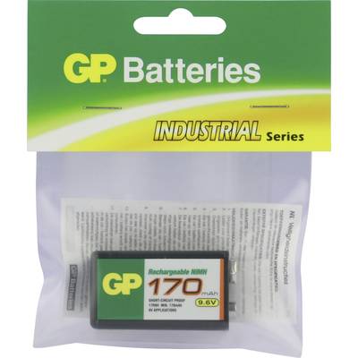 GP GPIND17R9HC1 9 V / PP3 battery (rechargeable) NiMH 170 mAh 9.6 V 1 pc(s)-2