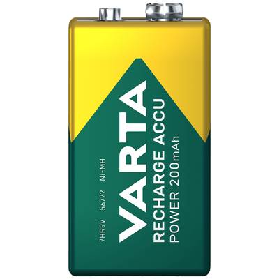 Varta RECH.AC.Power 9V200mAh BLI1 9 V / PP3 battery (rechargeable) NiMH 200 mAh 8.4 V 1 pc(s)