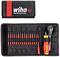 Tool set by Wiha in a fold-out bag; includes various screwdriver bits, handle and extension.