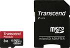 Transcend 8Gb Microsdhc Card Cl10 Uhs