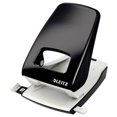 Leitz 51380095 Heavy duty punch New NeXXt Black Selectable paper size (max.): A4 40 sheets (80 g/m²)
