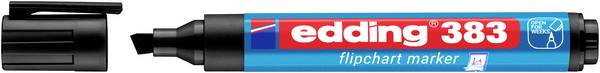 Edding 4-383001 Flipchart marker 383 Wedge tip 1 - 5 mm Black 1 pc(s)