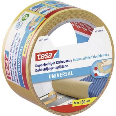 Buy tesa UNIVERSAL 56171-00003-11 Double sided adhesive tape White (L x W)  10 m x 50 mm 1 pc(s)