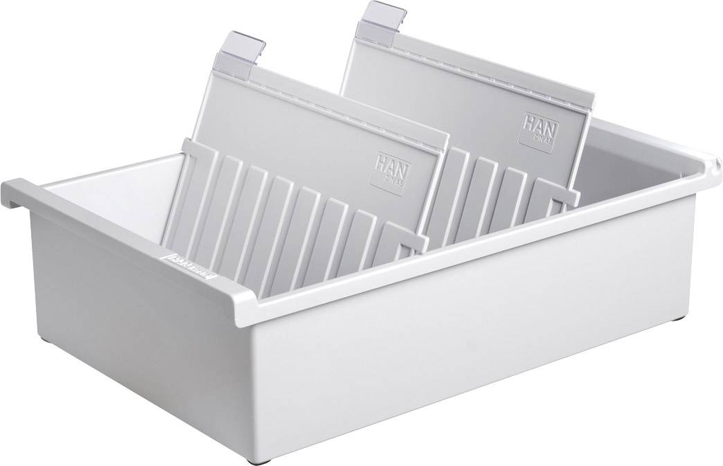 HAN Karteitrog 955-0-11 Card index tray Light grey No. of cards (max.): 1.300 cards A5 landscape