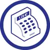 A stylised till with a display showing '£1.25'