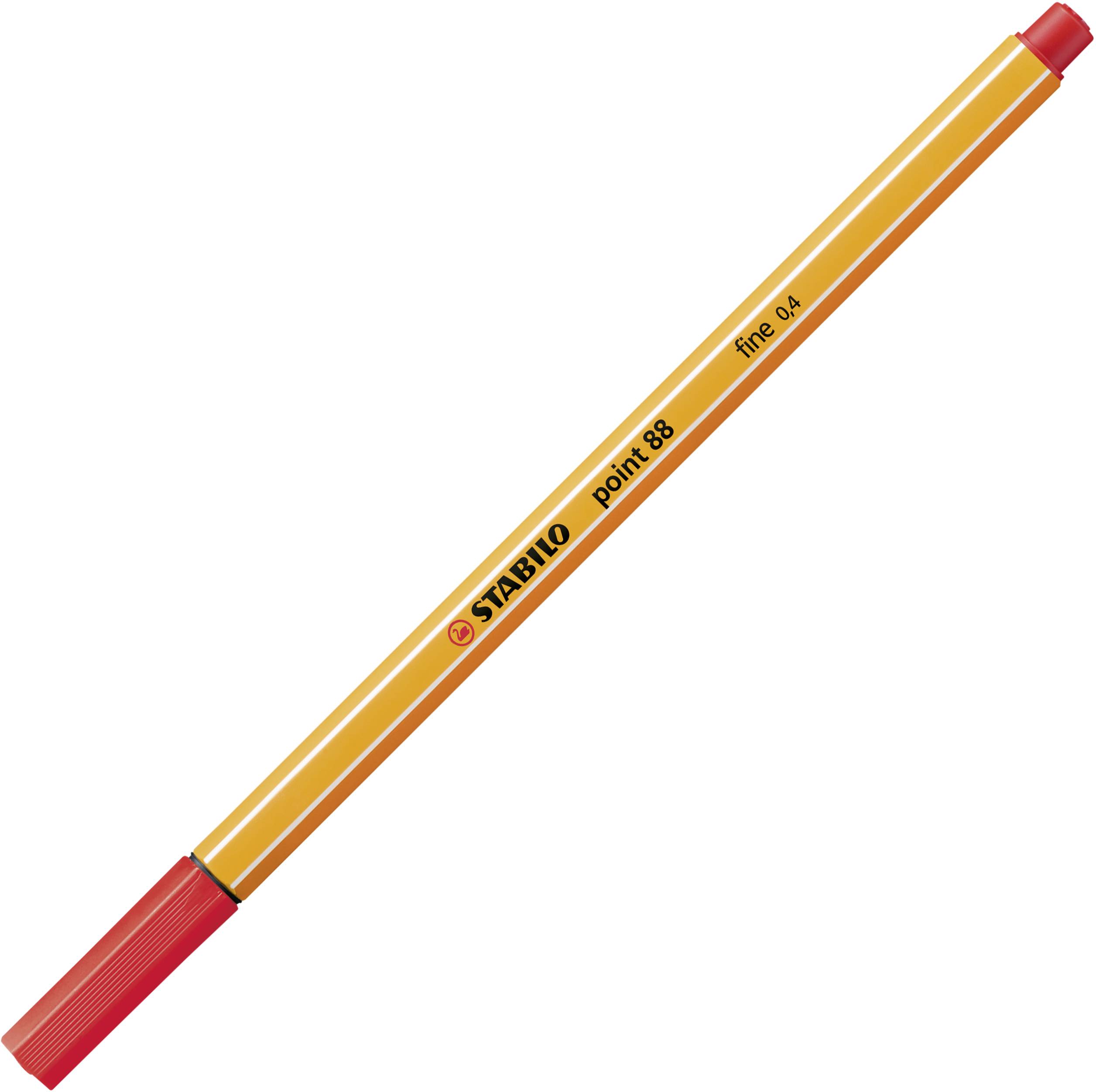 STABILO point 88 88/40 Fineliner Red 0.4 mm 1 pc(s)