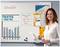 Woman smiles in front of a whiteboard with written plans, notes and a diagram. Text on the whiteboard: 'Theatre Cinema', 'Outing next Friday'.