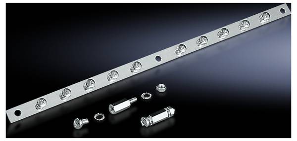 Rittal SZ 2413.375 2413.375 Busbar 10 slots Steel 375 mm 1 pc(s) Piece